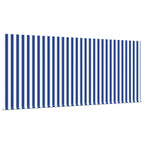 Toldo Retráctil Azul y 300 x 250 cm Poliéster y Aluminio