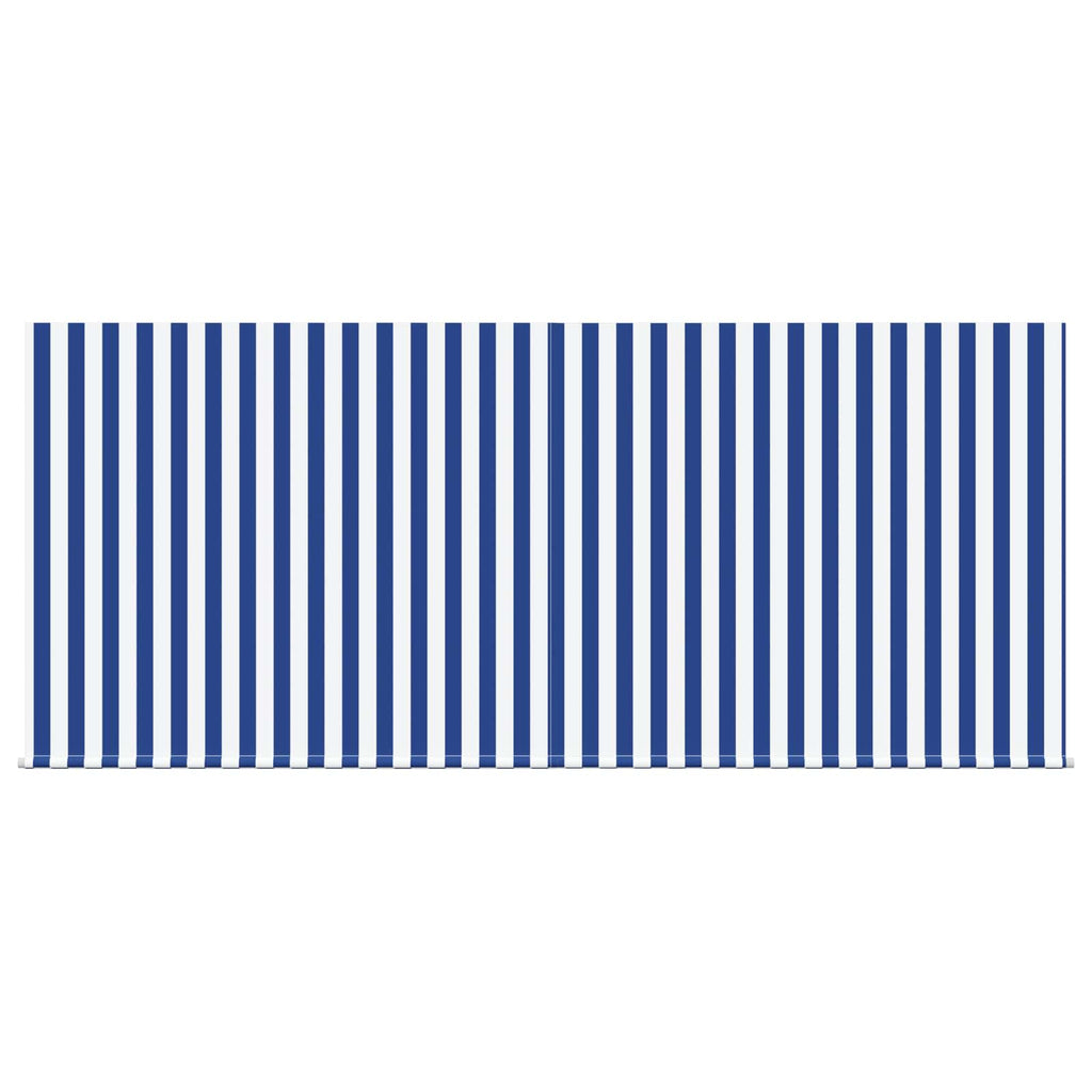 Toldo Retráctil Azul y 300 x 250 cm Poliéster y Aluminio