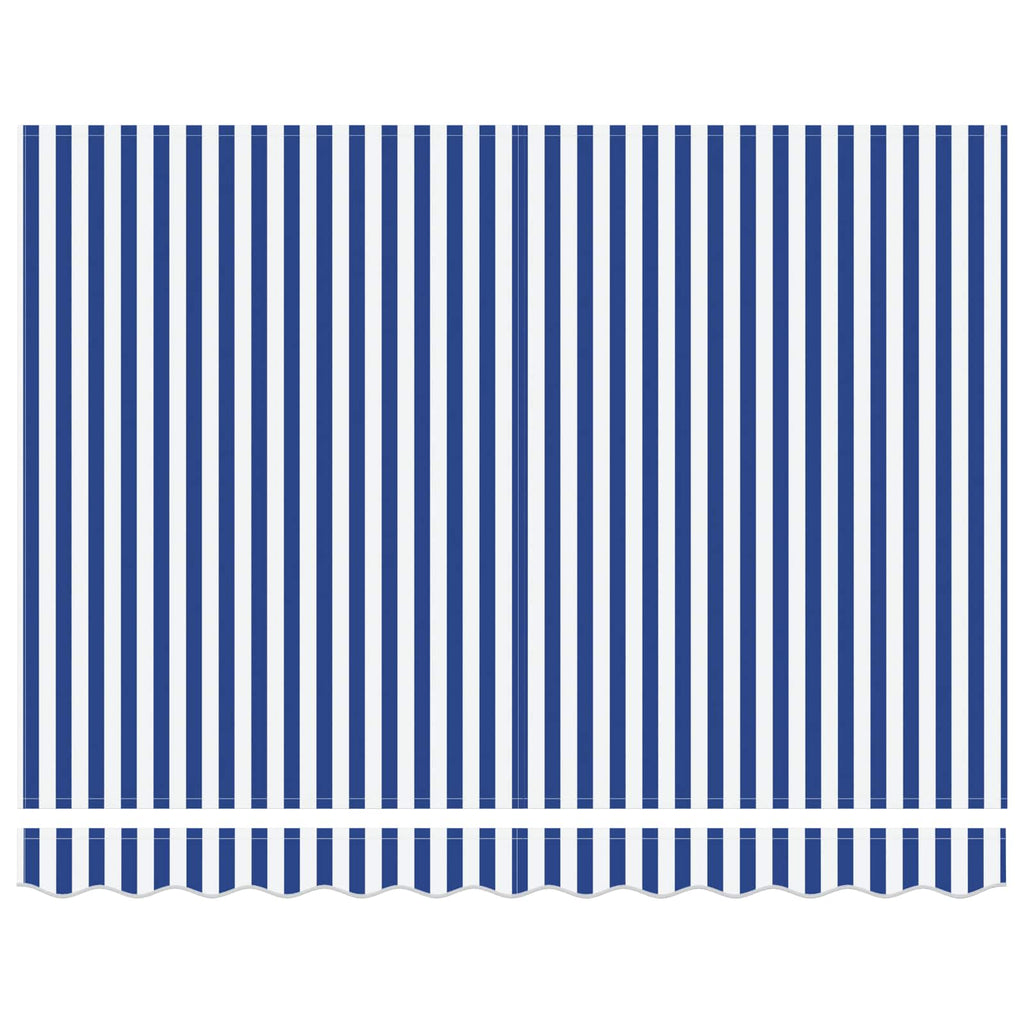 Toldo Retráctil Azul y 300 x 250 cm Poliéster y Aluminio