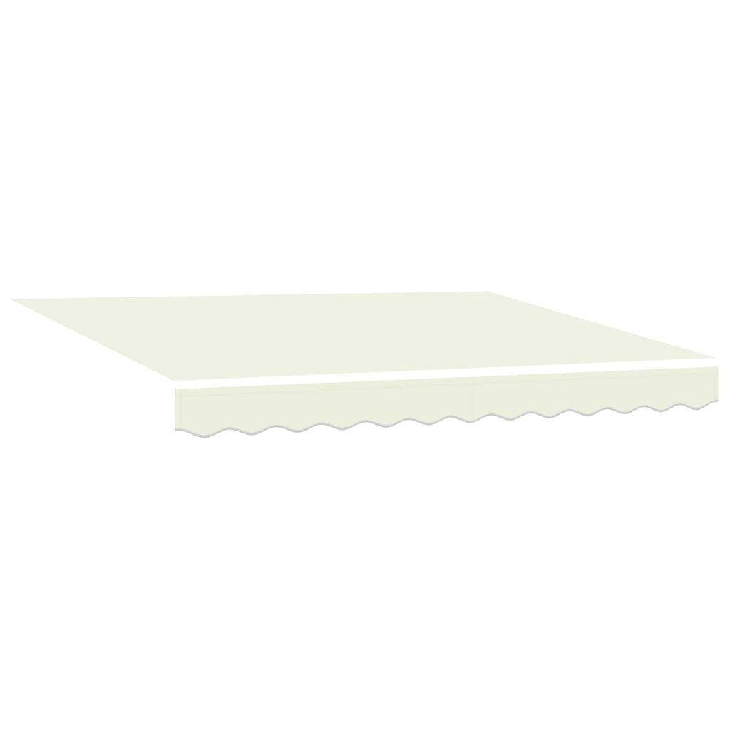 Toldo Retráctil Manual Crema 300 x 250 cm Poliéster y Aluminio