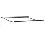 Toldo Retráctil Manual Crema 300 x 250 cm Poliéster y Aluminio