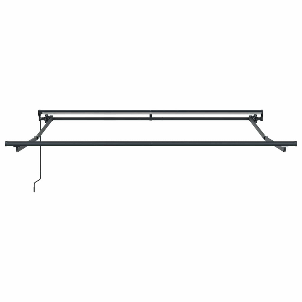 Toldo Retráctil Manual Crema 300 x 250 cm Poliéster y Aluminio