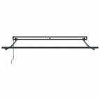 Toldo Retráctil Manual Crema 300 x 250 cm Poliéster y Aluminio