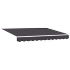 Toldo Retráctil Antracita 300 x 250 cm Poliéster y Aluminio