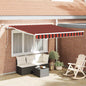 Toldo Retrátil 300 x 250 cm Poliéster e metal