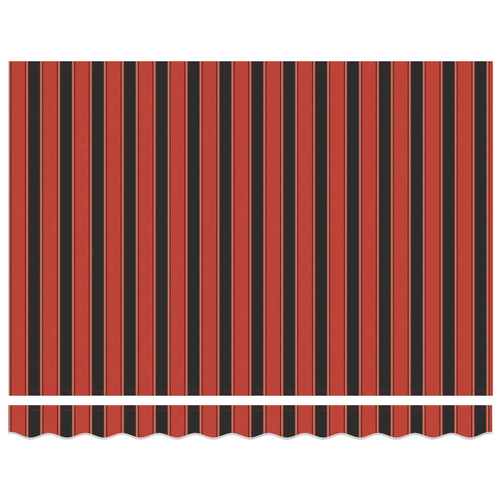 Toldo Retráctil Manual Naranja y Marrón 300 x 250 cm