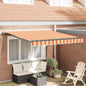 Toldo Retrátil 300 x 250 cm Poliéster e Aço