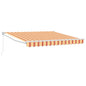 Toldo retrátil Amarelo 300 x 250 cm 100% Poliéster e Alumínio