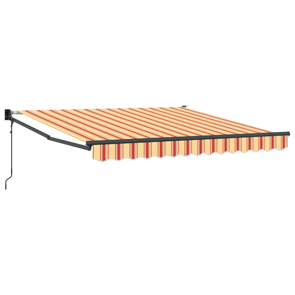 Toldo Retráctil Amarillo y Naranja 300 x 250 cm