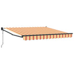 Toldo Retráctil Amarillo y Naranja 300 x 250 cm