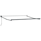 Toldo Retráctil Amarillo y Naranja 300 x 250 cm