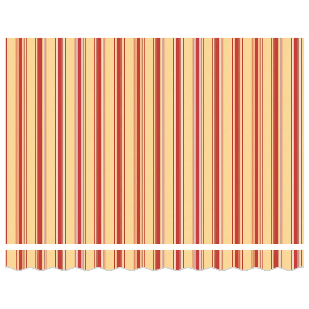 Toldo Retráctil Amarillo y Naranja 300 x 250 cm