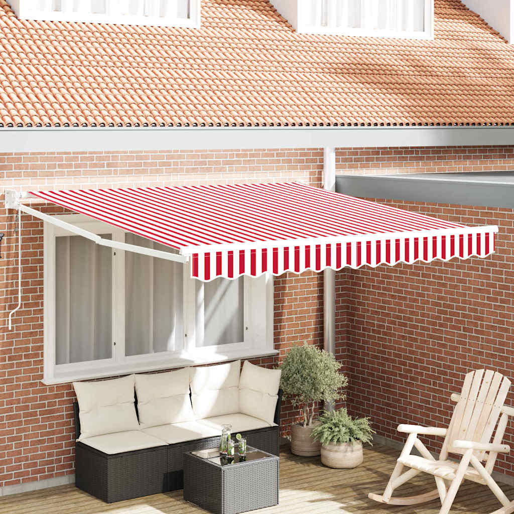 Toldo Retráctil Eléctrico 2,5 x 2 m 100% Poliéster y Aluminio