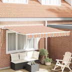 Toldo Retráctil Eléctrico 2,5 x 2 m 100% Poliéster y Aluminio