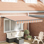 Toldo Retrátil 300 x 250 cm Poliéster e Aço