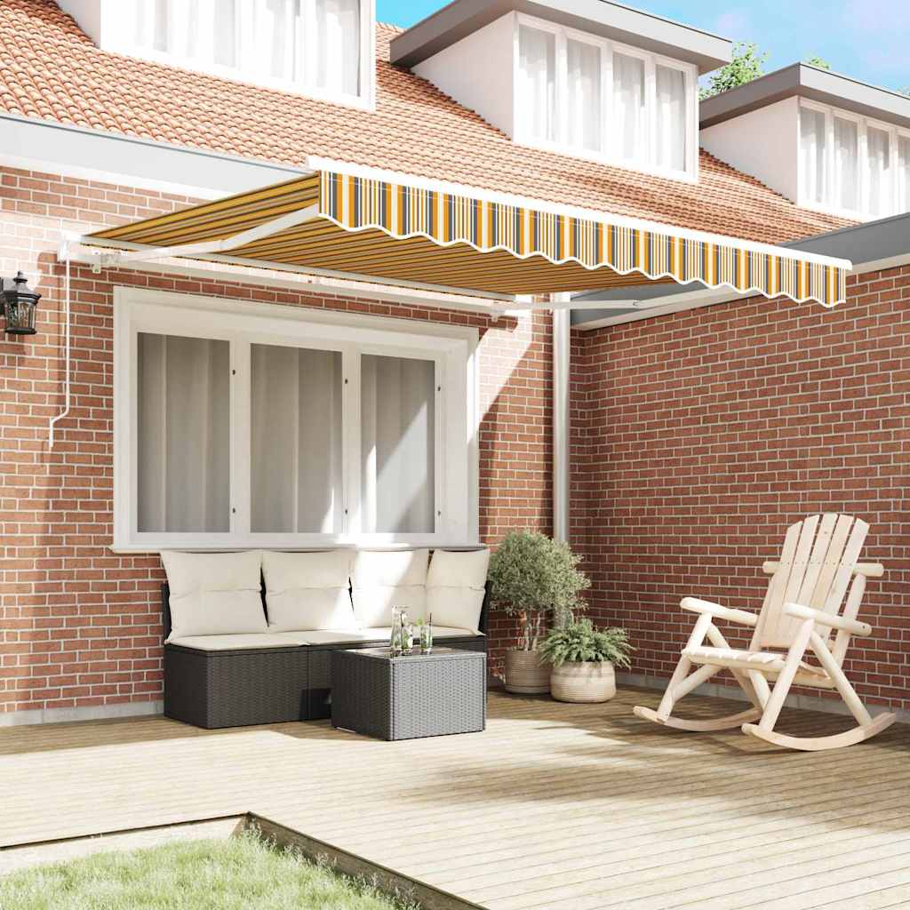 Toldo Manual Multicolor 300 x 250 x 165 cm Poliéster