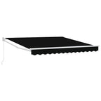 Toldo Manual Negro 300 x 250 x 165 cm Poliéster