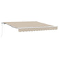 Toldo Manual Bege 300 x 250 x 165 cm Poliéster