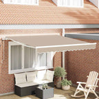 Toldo Retráctil Eléctrico 2,5 x 2 m 100% Poliéster y Aluminio