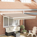 Toldo Manual Beige 300 x 250 x 165 cm Poliéster