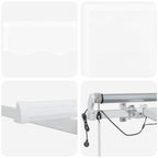 Toldo Retráctil 300 x 250 cm Poliéster y metal
