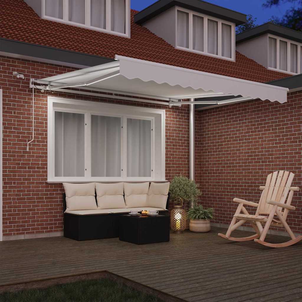 Toldo Retráctil 300 x 250 cm Poliéster y metal