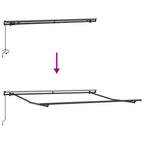 Toldo Retráctil 300 x 250 cm Poliéster y Acero