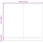 Toldo Retráctil 300 x 250 cm tela