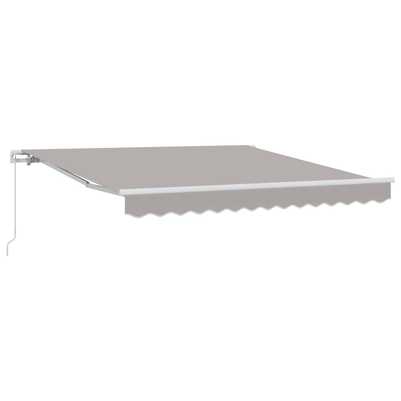 Toldo Manual Gris Claro 300 x 250 x 165 cm Poliéster