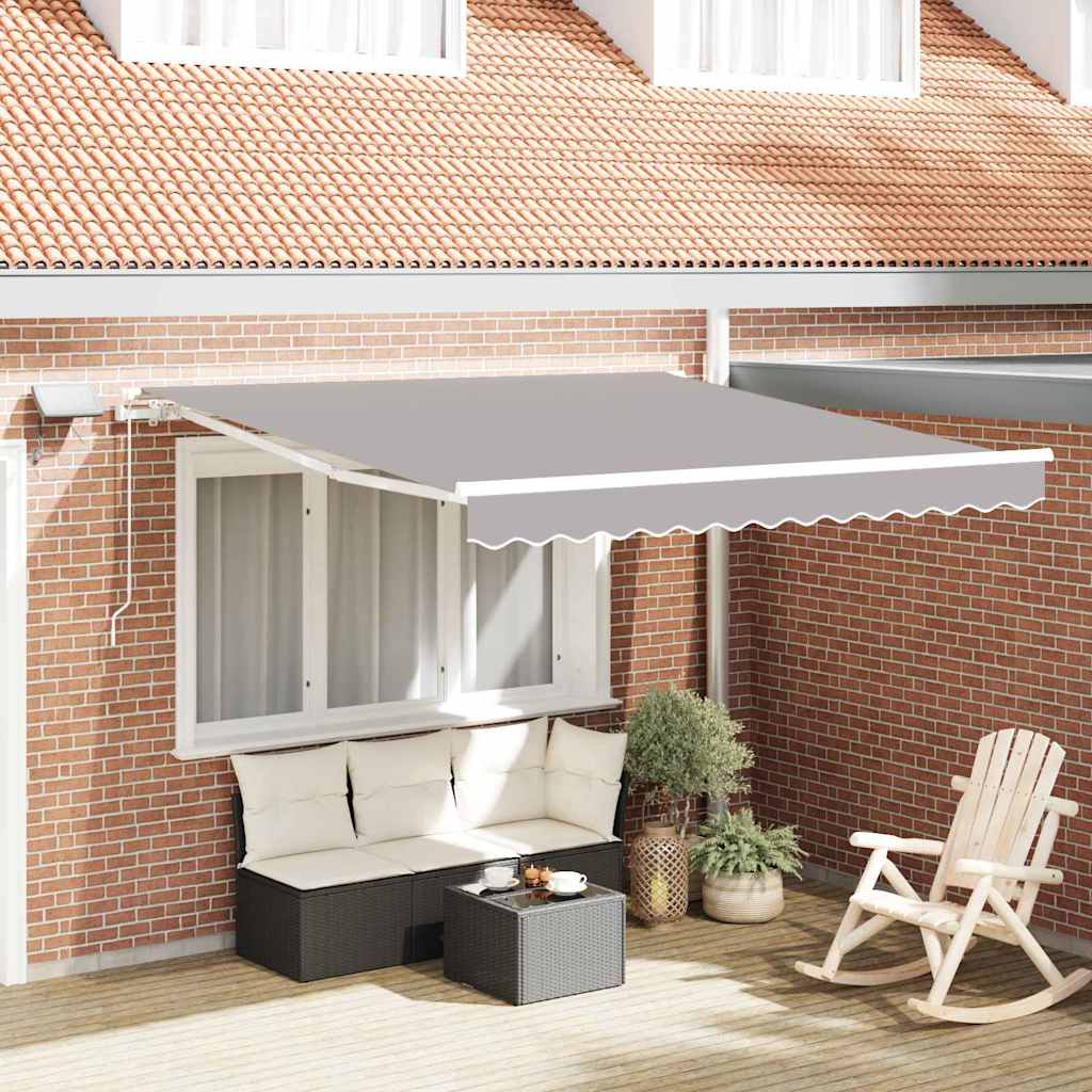 Toldo Retráctil 300 x 250 cm Tela y acero