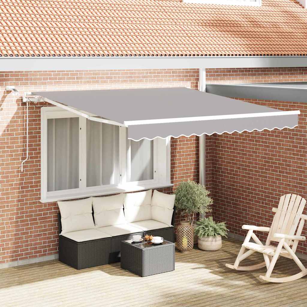 Toldo Retrátil 300 x 250 cm Poliéster e metal