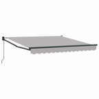 Toldo Manual Gris Claro 300 x 250 cm Poliéster