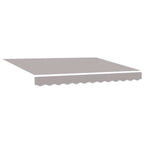 Toldo Manual Gris Claro 300 x 250 cm Poliéster