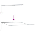 Toldo Manual Rojo 300 x 250 x 165 cm Poliéster