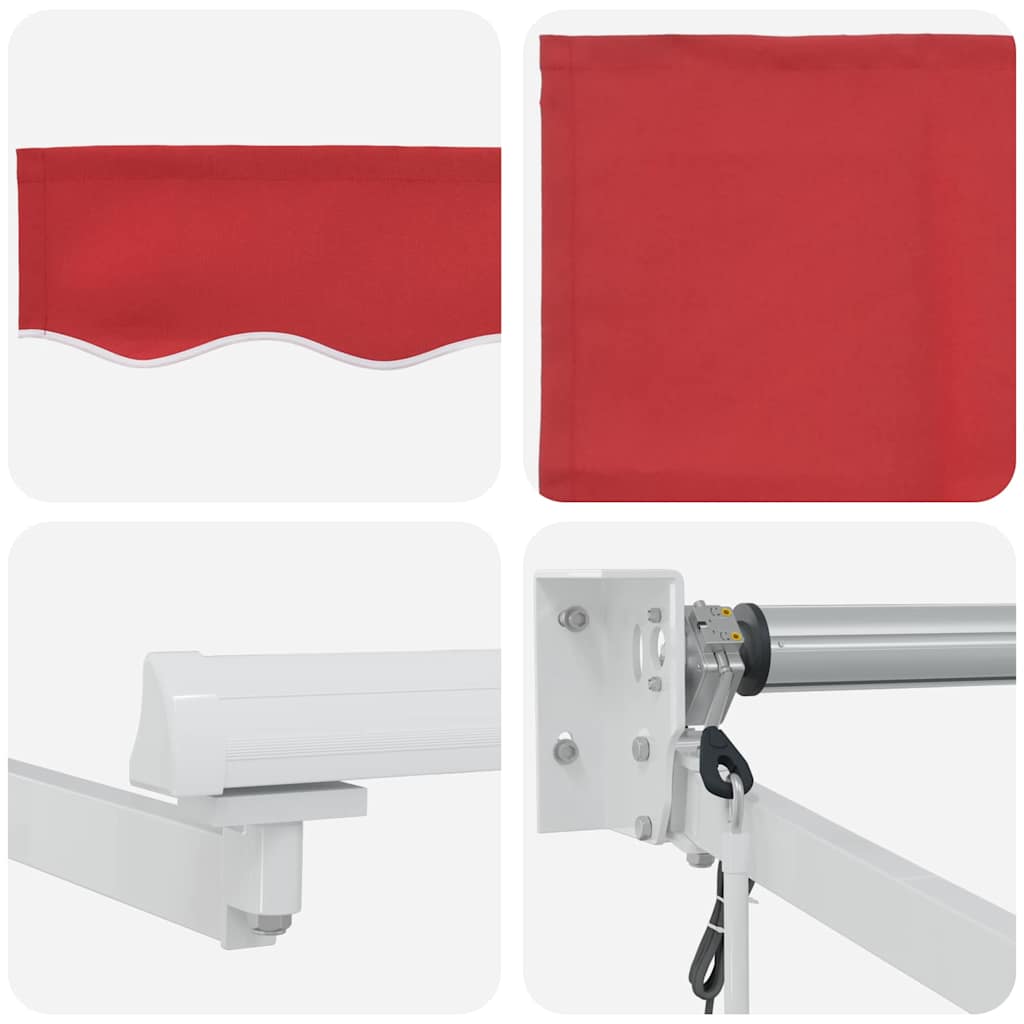 Toldo Rojo 300 x 250 x 165 cm Poliéster