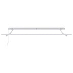 Toldo Manual Verde y amarillo 300 x 250 x 165 cm Poliéster