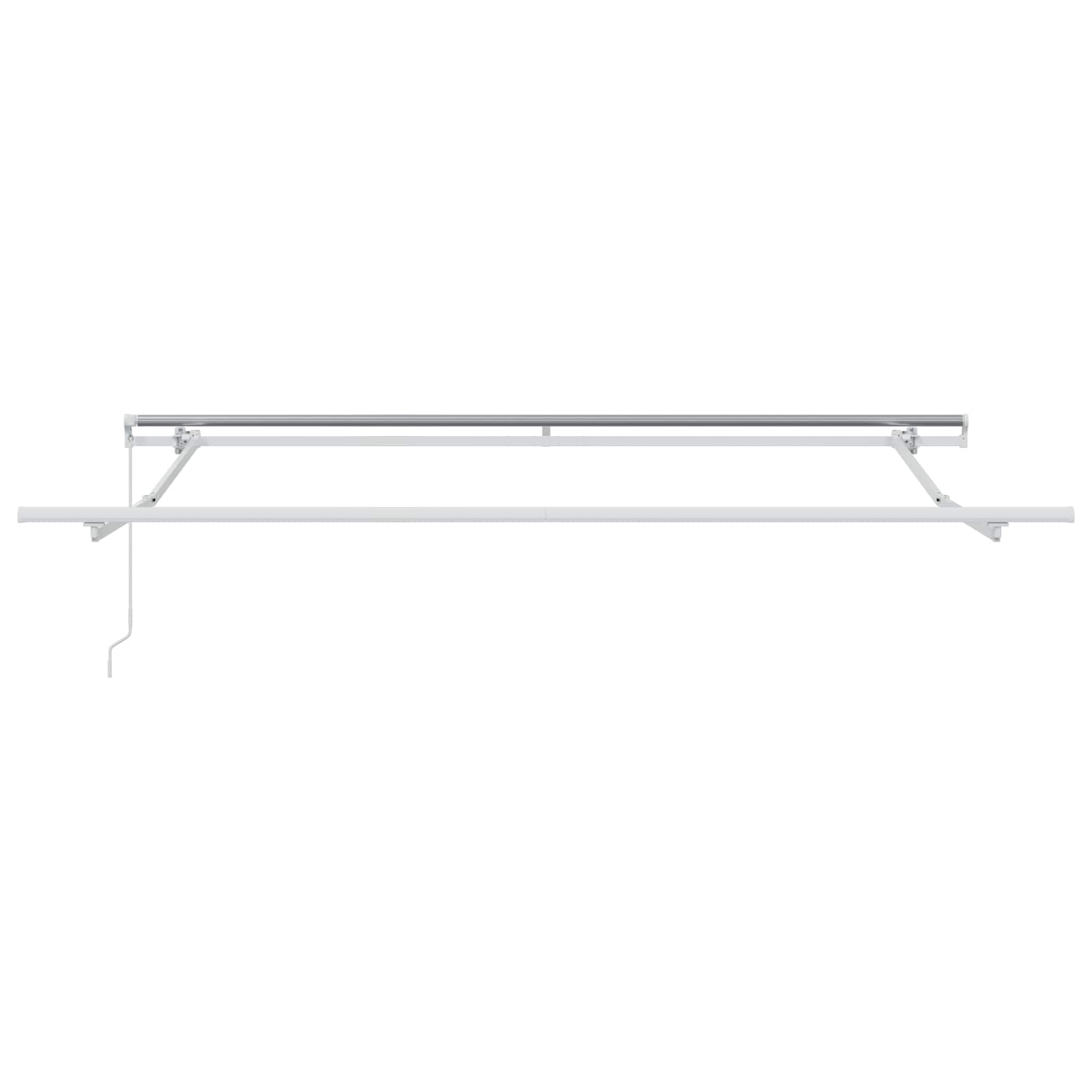 Toldo Manual Verde y amarillo 300 x 250 x 165 cm Poliéster