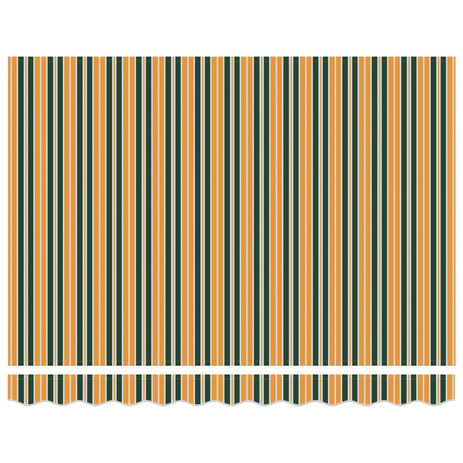 Toldo Manual Verde y amarillo 300 x 250 x 165 cm Poliéster