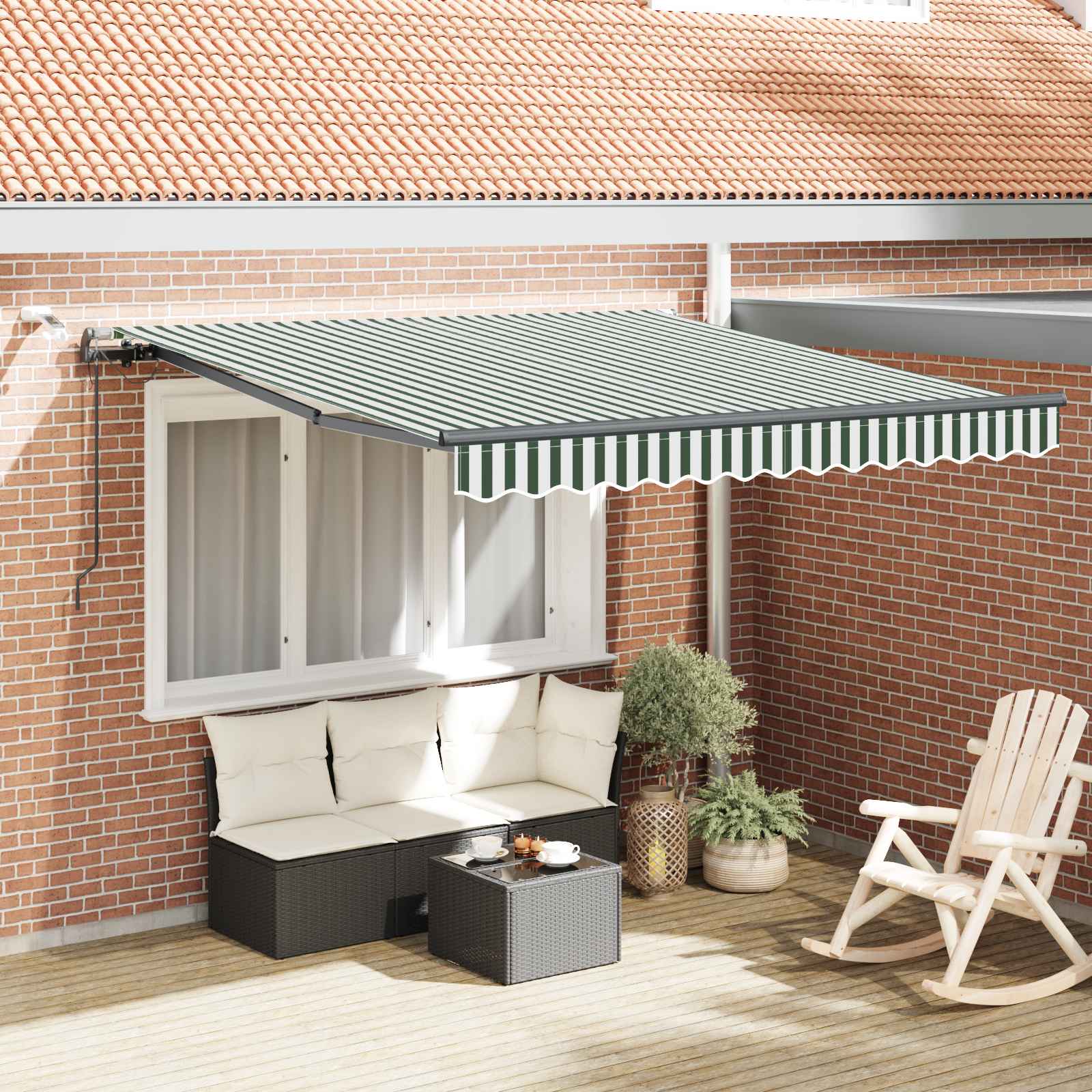 Tela de toldo 300 x 250 cm Poliéster