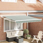 Toldo Manual Verde 300 x 250 x 165 cm Poliéster