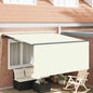 Toldo Retrátil Creme 350 x 250 cm Poliéster e Alumínio