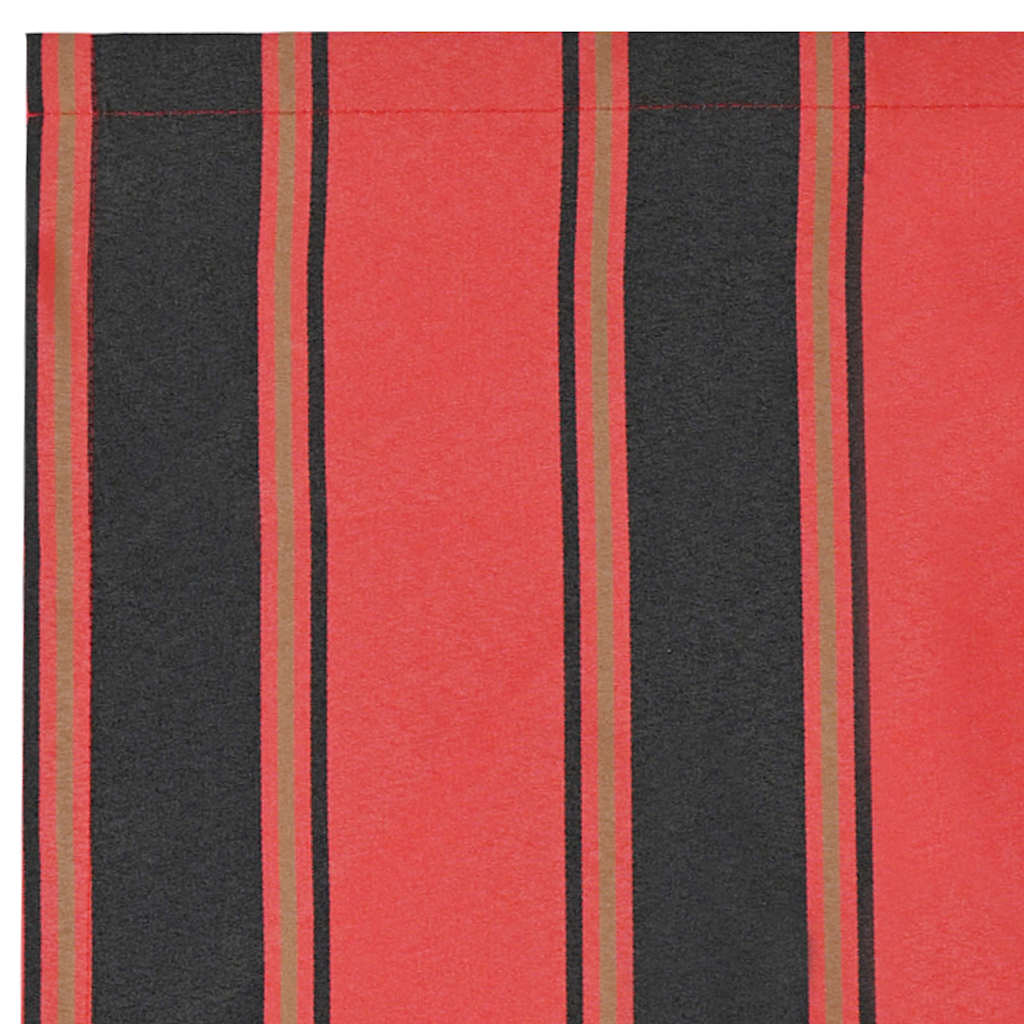 Toldo Manual Rojo y Negro 350 x 250 x 165 cm Poliéster