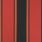 Toldo Manual Rojo y Negro 350 x 250 x 165 cm Poliéster