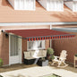 Toldo Retrátil 300 x 250 cm Poliéster e metal