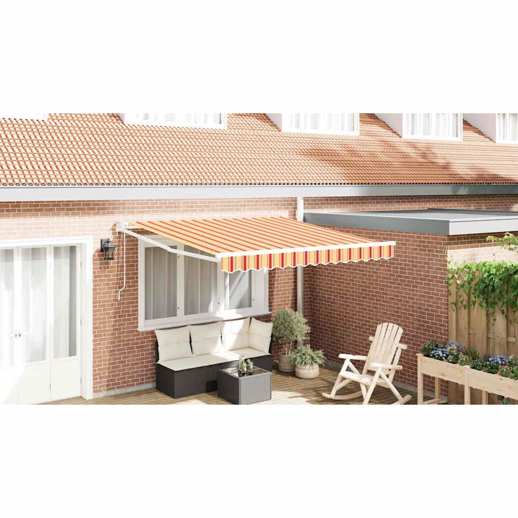 Toldo Amarillo y Naranja 350 x 250 x 165 cm Poliéster