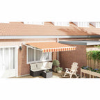 Toldo Amarillo y Naranja 350 x 250 x 165 cm Poliéster