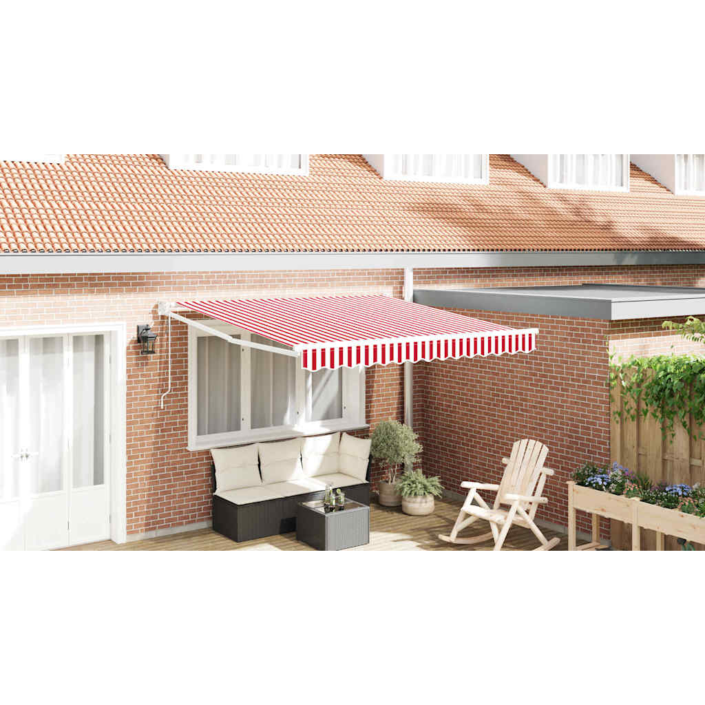 Toldo Retrátil Multicor 350 x 250 cm Poliéster e Alumínio