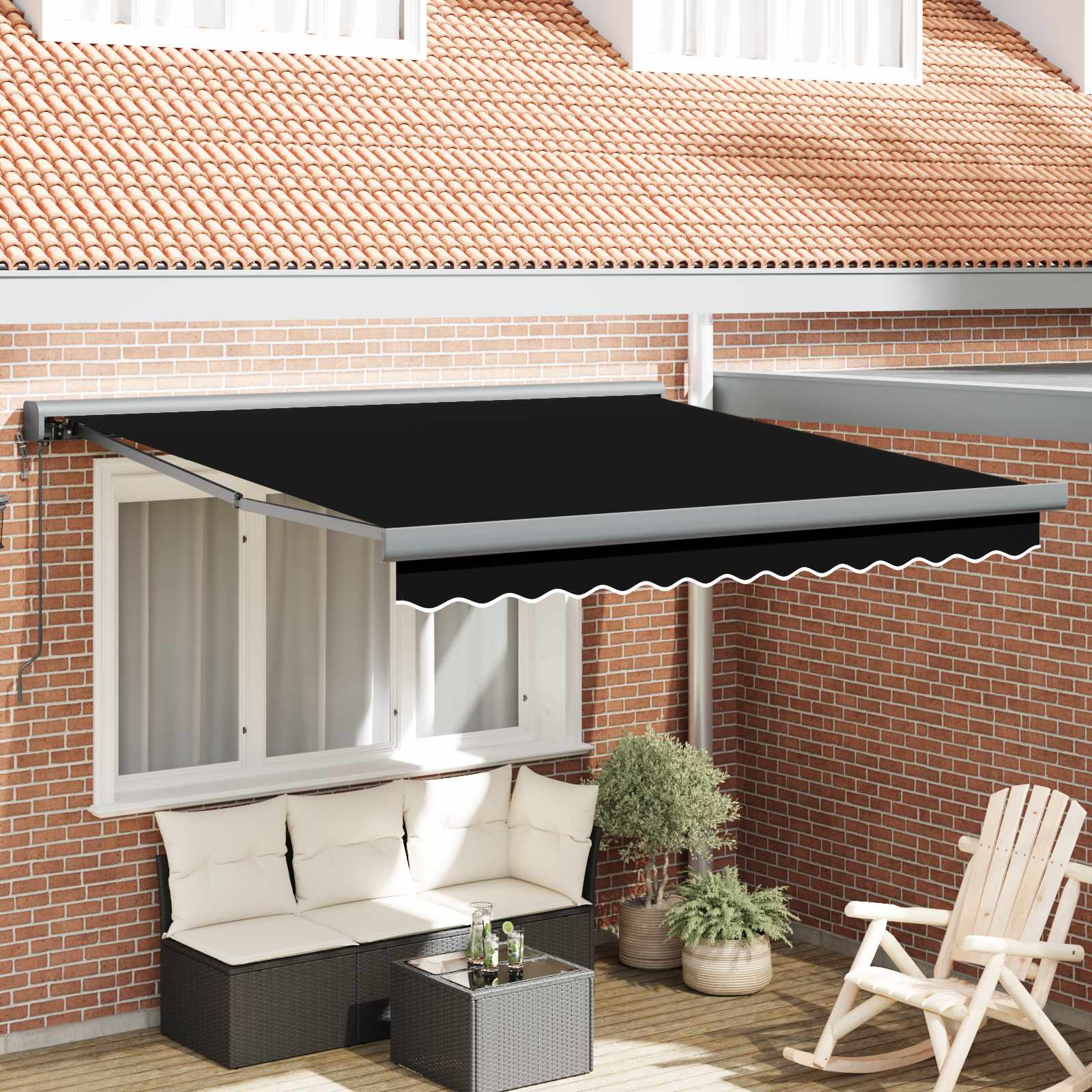 Toldo 300 x 250 x 165 cm Poliéster y Aluminio