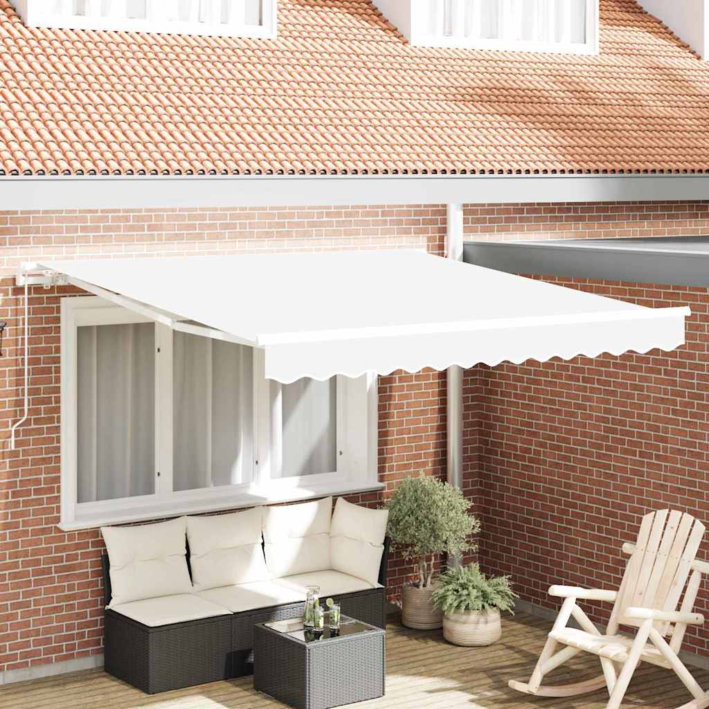 Toldo Retrátil Amarelo e Laranja 400 x 300 cm