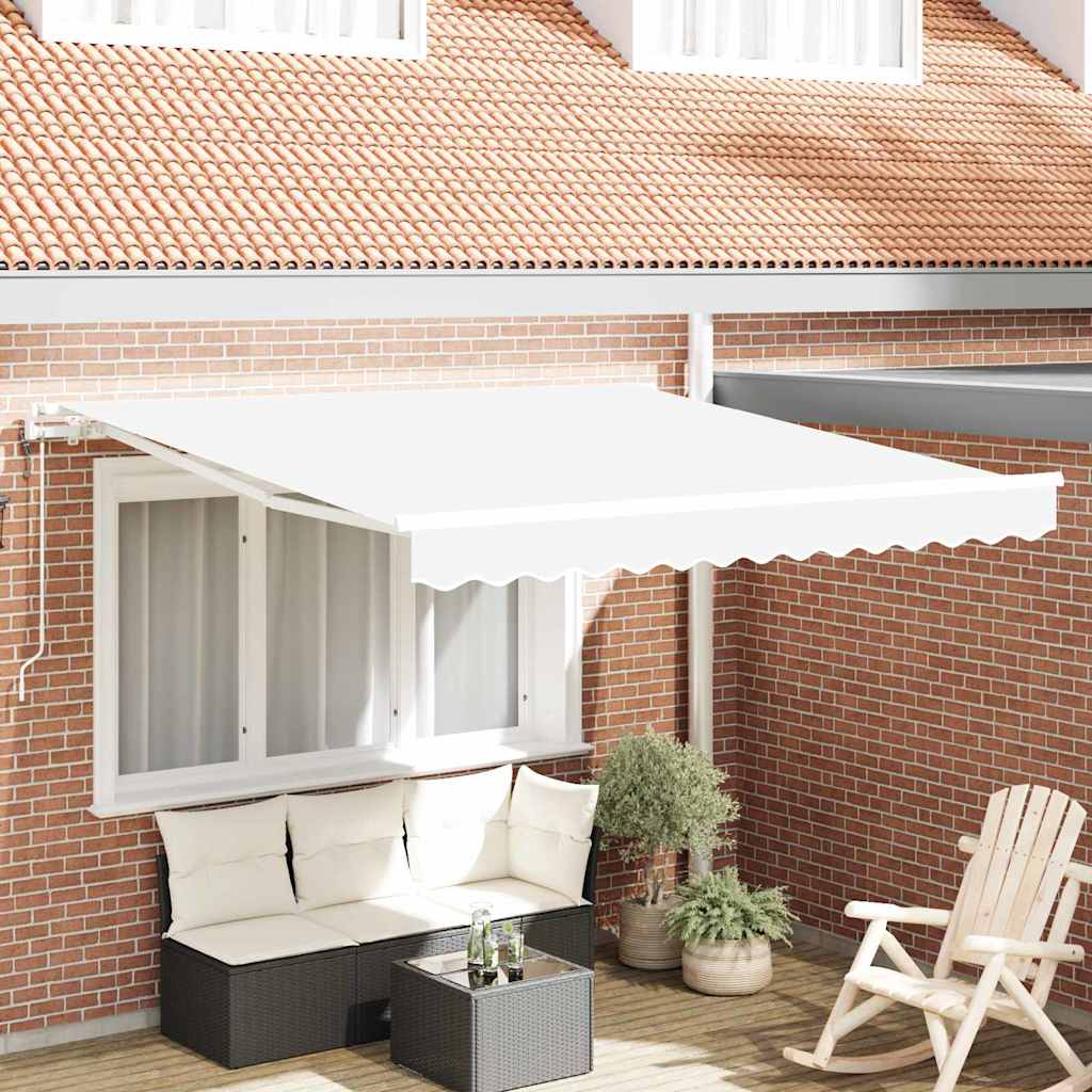 Toldo Retráctil Eléctrico 2,5 x 2 m 100% Poliéster y Aluminio